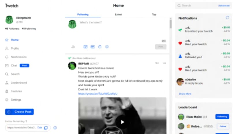 Twetch screenshot 3